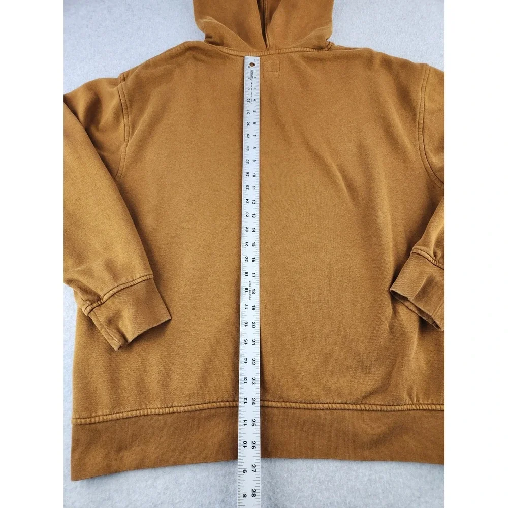 Levi's Graphic Logo Hoodie Relaxed Fit Dk Camel Color‎ Pullover Sweatshirt Large
